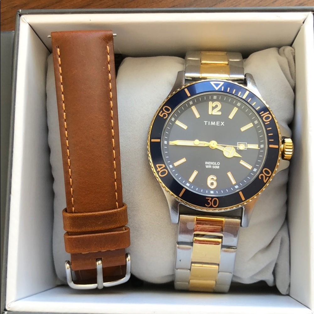 NEW men’s Timex Harborside 42mm watch